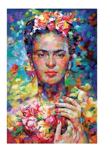 Imagen 2 de 10 de Cuadros-frida Kahlo 3 ,decorativo,95x60cm-16k Resolución