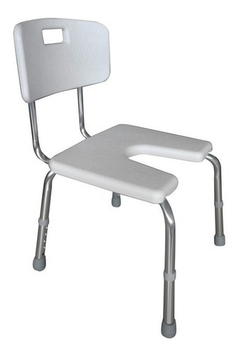 Silla De Baño Con Rebaje Regulable En Altura - Maxcare