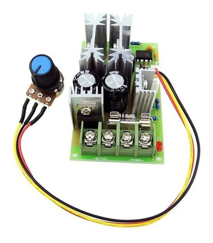 El Controlador De Velocidad Motor Dc Pwm Dc 10 V-60 V 20a