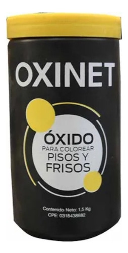 Oxido Para Piso Y Frisos Amarillo 1.5 Kg Oxinet