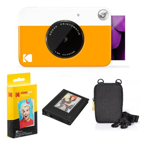 Kodak: Paquete Cámara Instantánea Printomatic