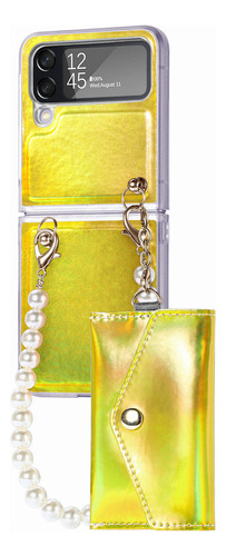 Funda De Pulsera Chapada En Oro Con Cadena De Perlas For Ta