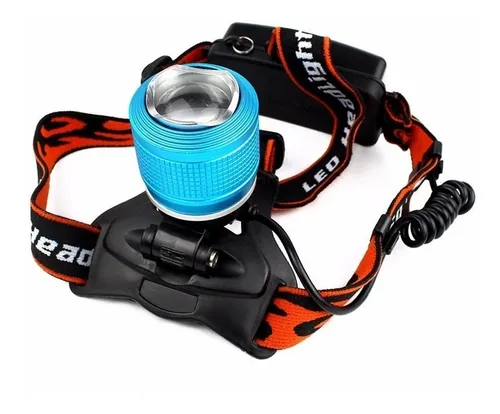 Linterna Minera Recargable 4 Modos Luz Manos Libres Zoom 298