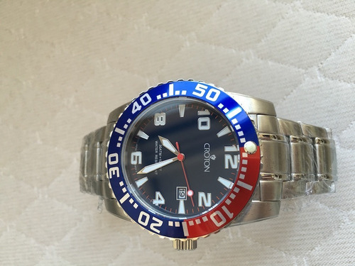 Relógio Croton Blue Wave Dial 300m Promoção