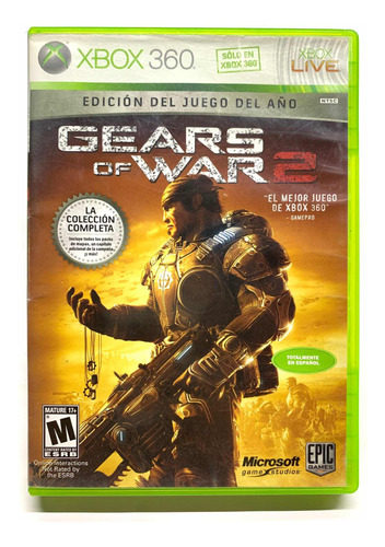 Gears Of War 2 Edición Juego Del Año Xbox 360