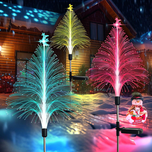 Aaluces Solares De Fibra Óptica Para Árbol De Navidad Con Fo