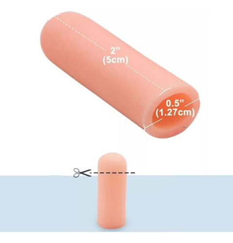 10 Protectores Para Dedo Silicona Resistente Elástico Dedal