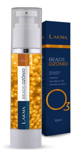 Beads 50ml Linha Ozônio Premium Rejuvenescedor Facial Lakma Momento de aplicação Dia/Noite Tipo de pele Todo tipo de pele