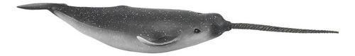I Figura De Plástico Narval Animal Marino Modelo Figura