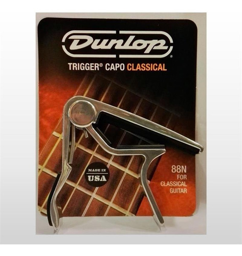 Capotraste Pinza Flat Criolla Clasica Jim Dunlop 88n Cuo