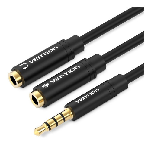 Cable Audio Splitter Vention Auxiliar 3.5mm Mic Y Audio 30cm