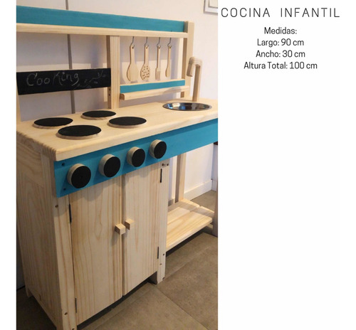 Cocina Infantil Cocina Para Niño En Madera