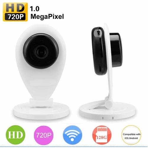 Mini Camara Ip Wifi 720p Graba Con Sonido, Vista Nocturna