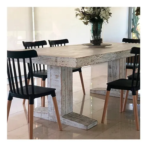 Silla de Comedor Windsor Color Negro X4 Unidades Garden Life