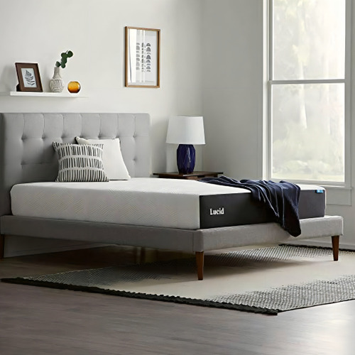 Colchón De Memory Foam Con Gel, Grosor De 25 Cm, Individual