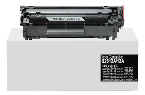 Toner Generico 12a Negro Para Laserjet 1020/1005/1010/1012