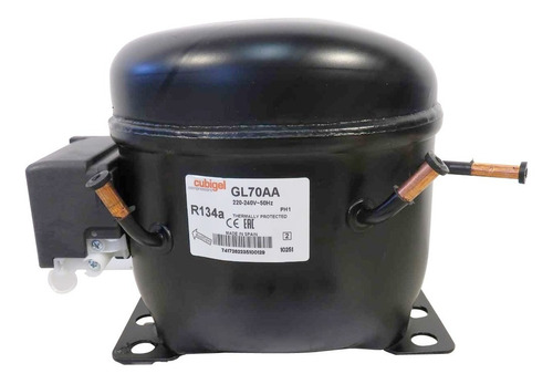 Compresor Heladera Familiar Cubigel Gl70 1/5 Hp R134a