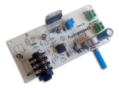 Amplificador Guitarra Bajo 10 W / 8 Ohms 12 V - Audioproject