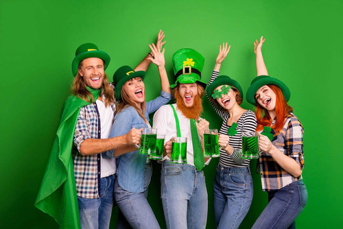 2 Pcs Disfraz De Fiesta Del Día De San Patricio Incluye Gorr