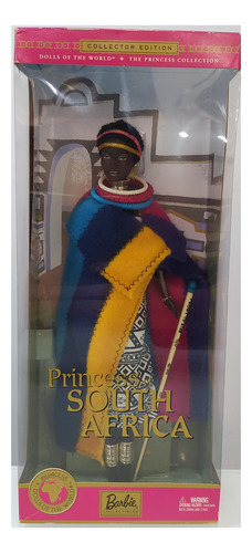 Barbie Collector Coleccion Muñecas Del Mundo Sudafrica 2002