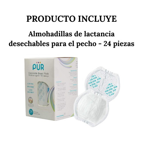 Almohadillas Desechables De Lactancia Para El Pecho 24 Pz