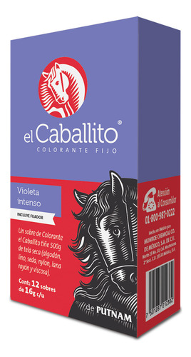 El Caballito Colorante Para Ropa Violeta Intenso 12pack