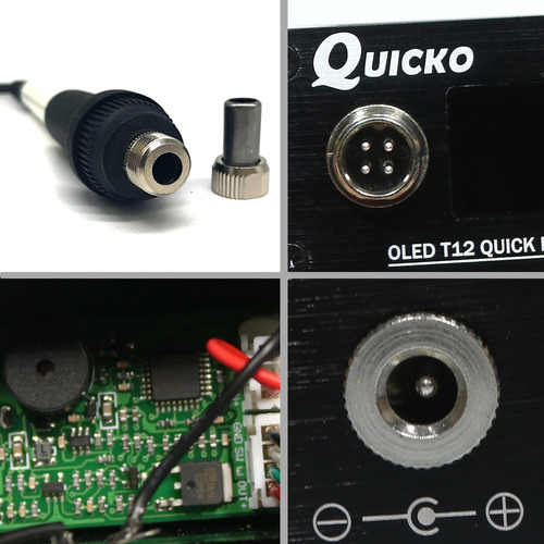 Estación Soldadora Quicko Mini T12-942 Oled K-tips