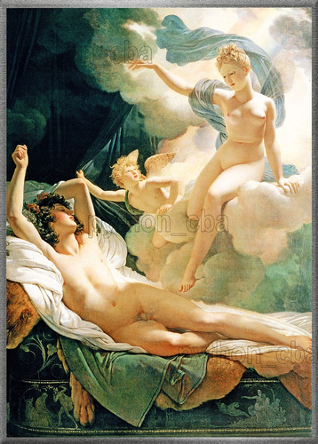 Cuadro Morfeo E Iris - Pierre Narcisse Guerin - Año 1811