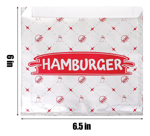 Suwimut 150 Hamburguesa De Hamburguesas De Aluminio Aislados