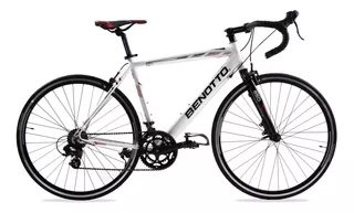 Bicicleta Benotto Ruta 850 Aluminio R700 Shimano 14v Blanco