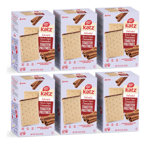 Pasteles Tostadores Sabor Canela Sin Gluten 200 G