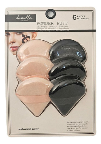 Set De 6 Esponjas De Maquillaje Danielle 6pack