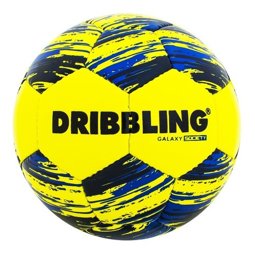 Pelota Futbol Galaxy Society Drb N°5 Competición Sintético Color Amarillo