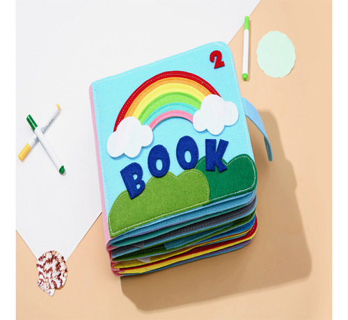 Libro De Tela Infantil Para Bebés, Parte 2, Libro De Tela Ra