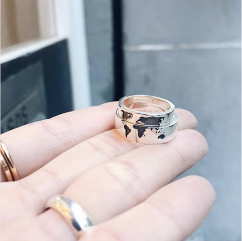 Imagen 5 de 5 de Anillos De Promesa Para Parejas En Plata 950