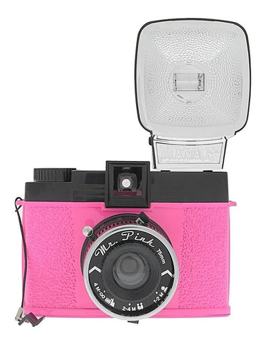Câmera Lomography Diana F+ con Flash mr. pink