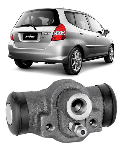 Cilindro Burrinho Roda Traseiro Honda Fit 2003 A 2008