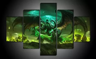Legión World Of Warcraft 5 Piezas 1.14x1.85m.