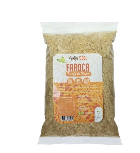 Faroca - Farofa De Paçoca - Terra Dos Grãos - 500 G