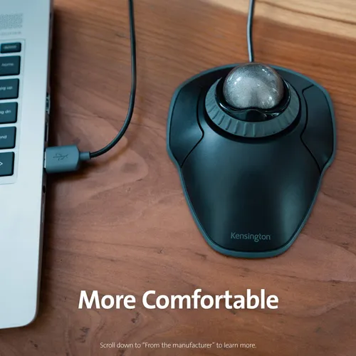 Mouse Trackball Kensington Orbit K75327ww Negro-gris