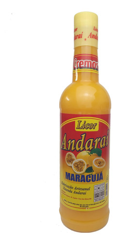 Licor Da Bahia Maracujá Cremoso 1 Litro 1000ml 100% Puro