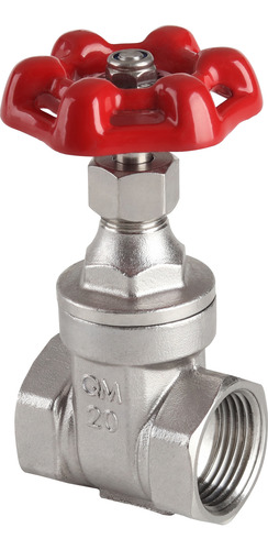 Llave De Compuerta Quality Metal 3/4 Sanitaria Acero Inox