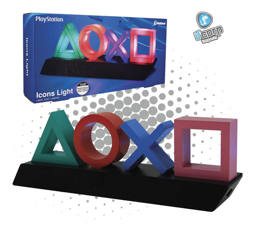 Lampara Mesa Icons Light Icono Playstation Control Paldone