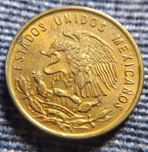 Moneda Un Centavo Espiga 1952, En Bronce 16mm. (Usado)