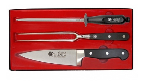 Set Asador Trento Cuchillo Trinche Y Chaira Bentancor Outdoo