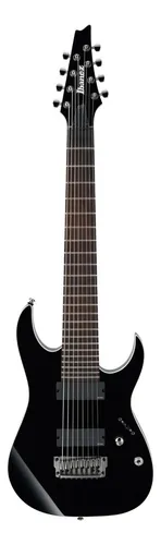 Ibanez RGir28fe Bk Iron Label Black Color Black Color Black