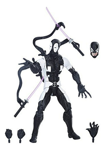 Marvel Legends Series Back En Negro Deadpool De 6 Pulgadas