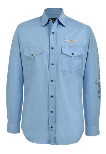 Camisa Vaquera Wrangler De Hombre U11