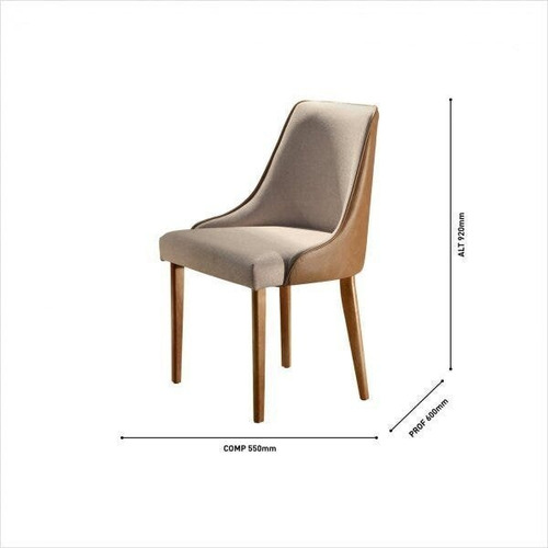 Mesa De Jantar Madeira Maciça Sarah E 8 Cadeiras Roma Di