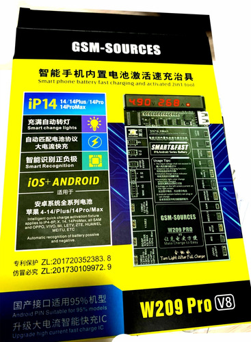 Activador De Bateria Gsm Sources W209 Pro Android iPhone 